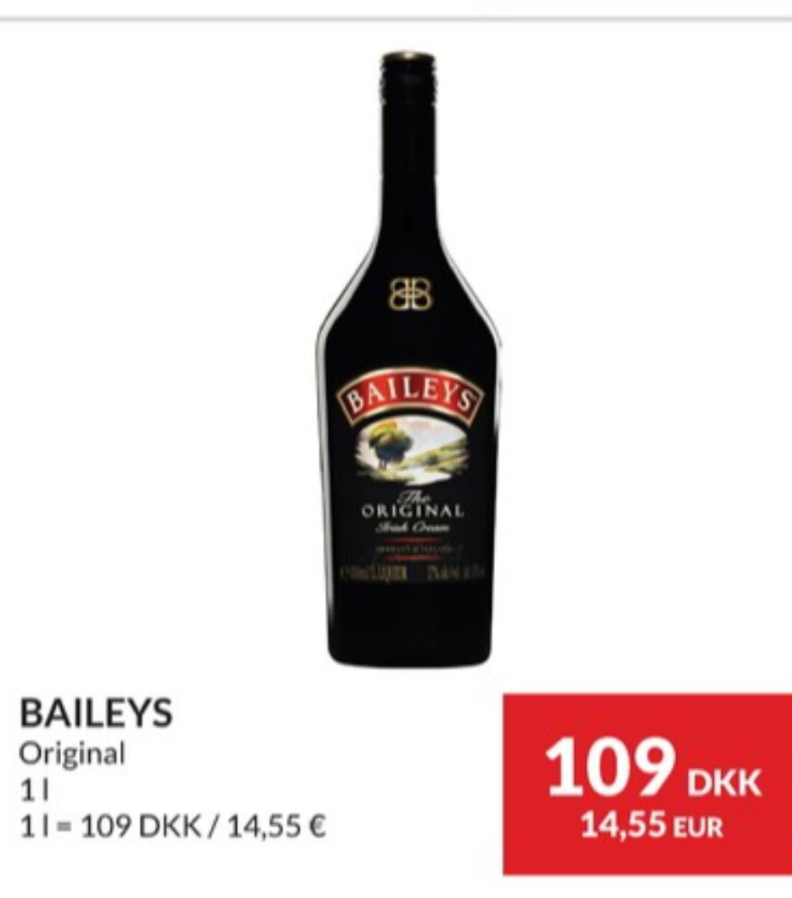 Baileys Original, Likør