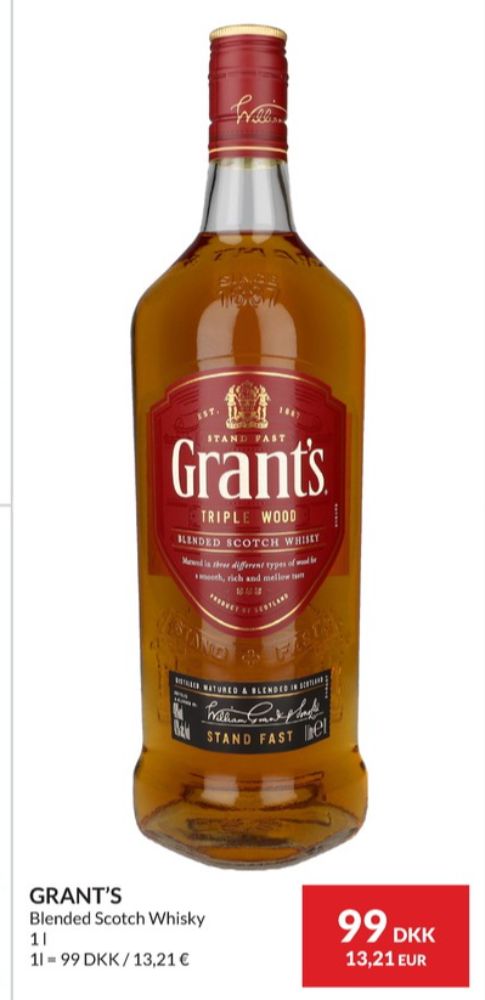 Grants Triple Wood, Whisky