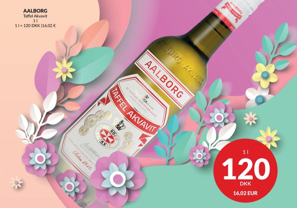 AAlborg Taffel Akvavit, Akvavit