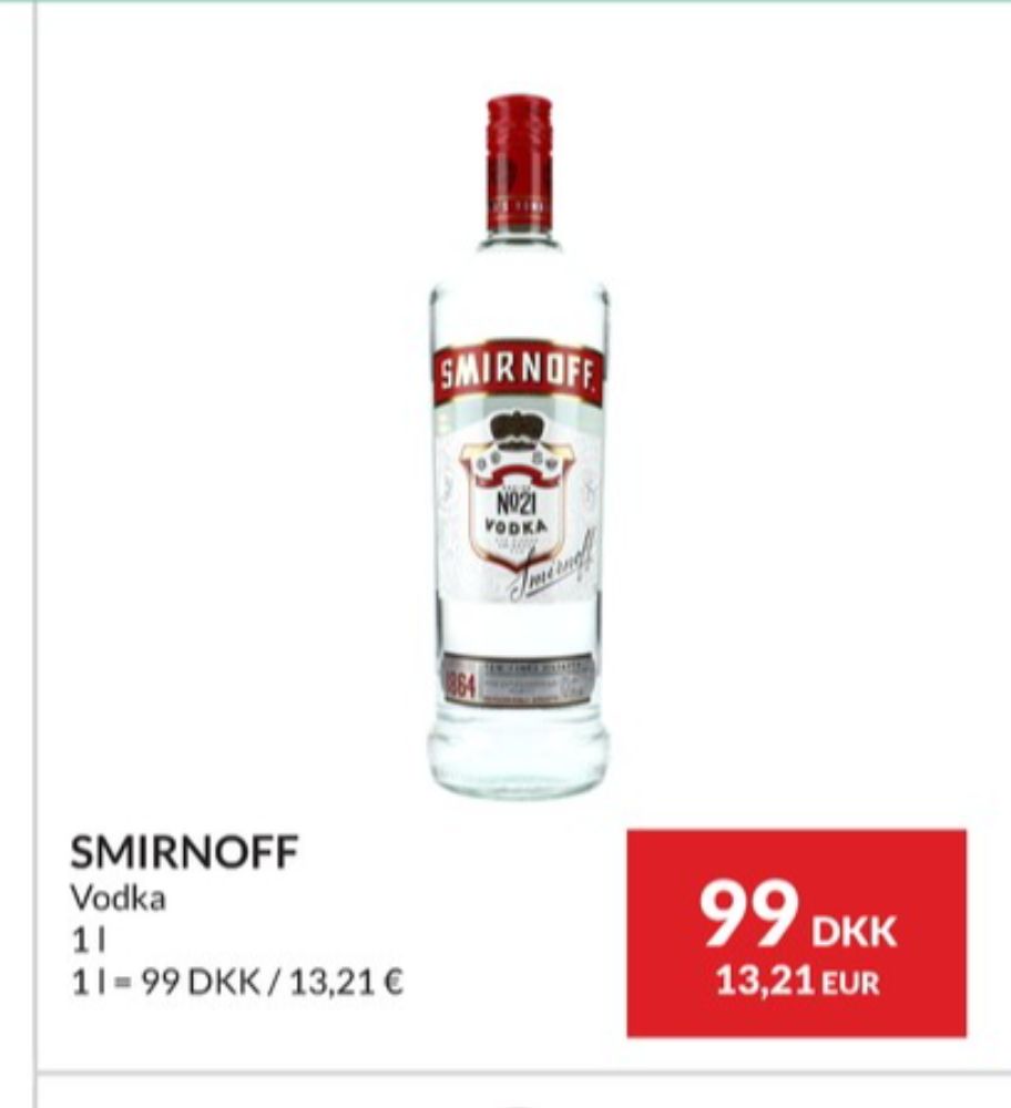 Smirnoff, Vodka