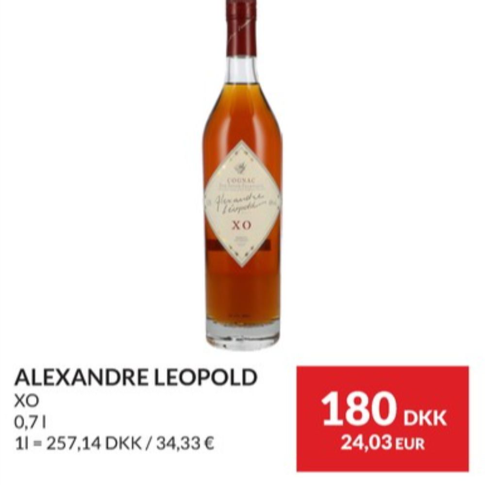 Alexandre Leopold XO, Cognac