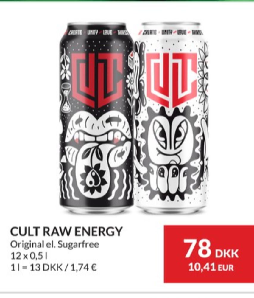 Cult Energy, Energidrik