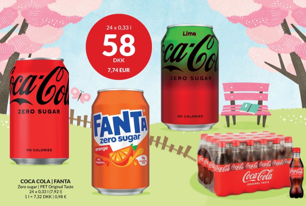Coca Cola Zero, Cola 24 pk.