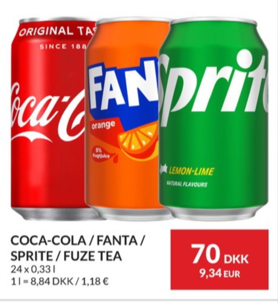 Sprite, Sportssodavand 24 pk.