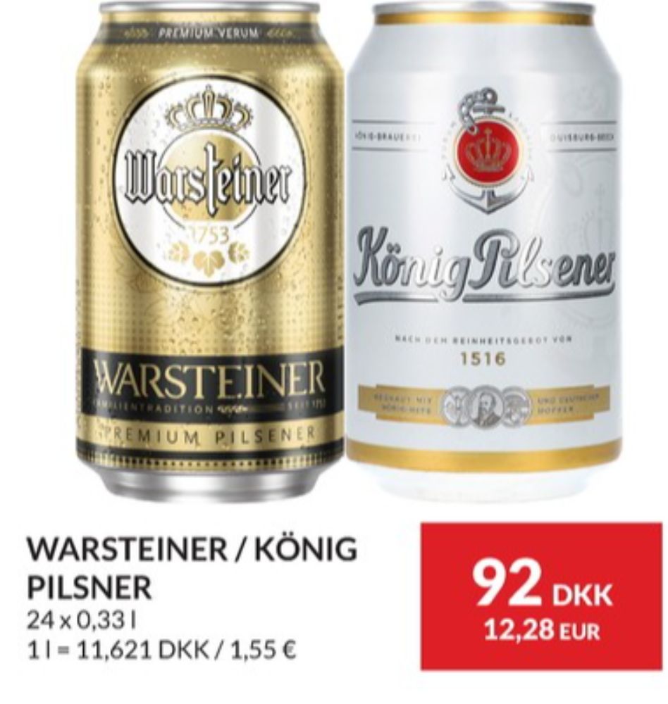 Warsteiner Premium Beer, Specialøl 24 pk.