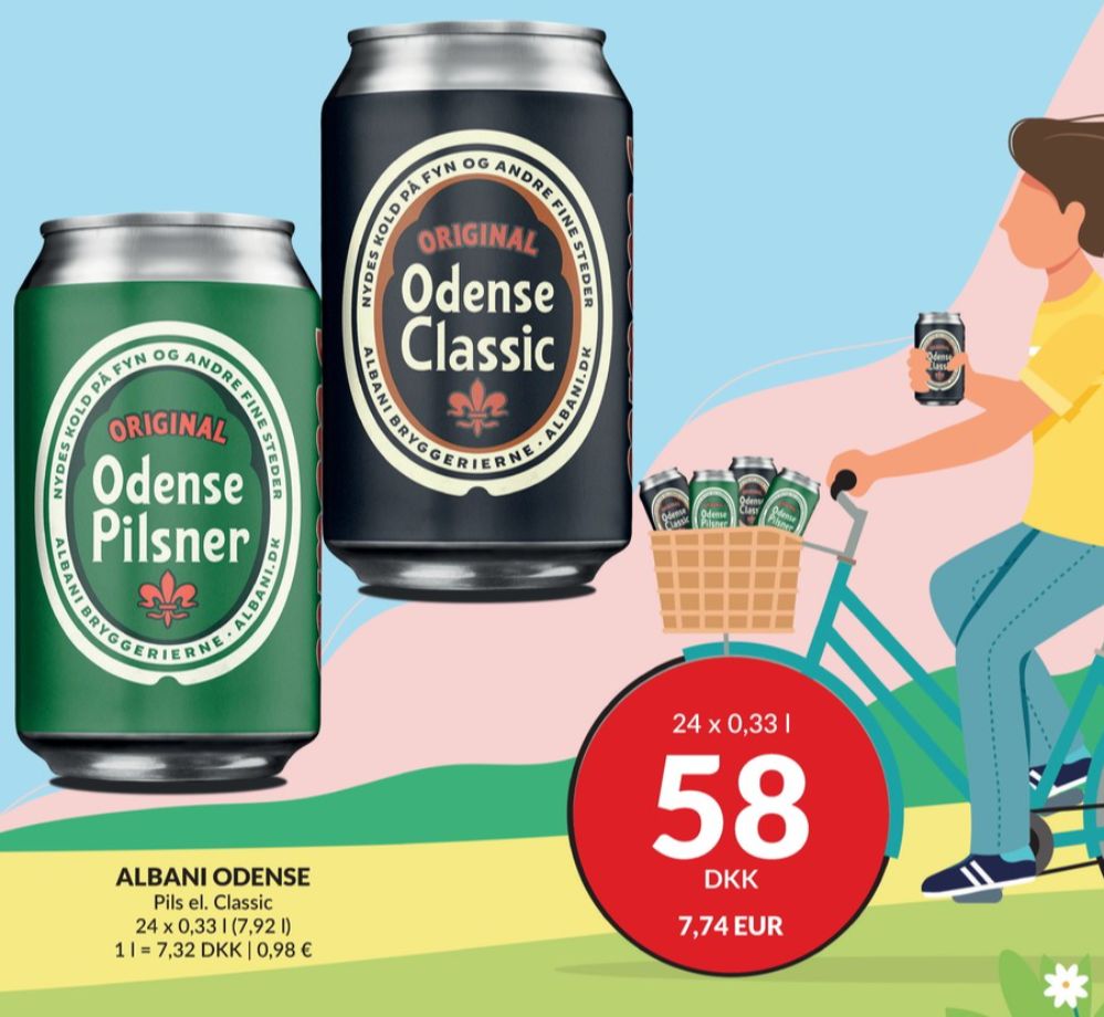 Odense Pilsner, Øl 24 pk.