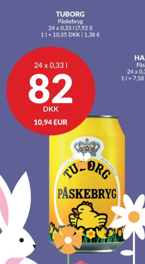 Tuborg Påskebryg, Øl 24 pk.