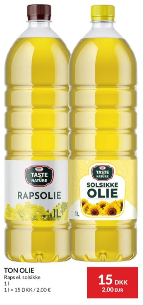 Taste of Nature, Solsikkeolie