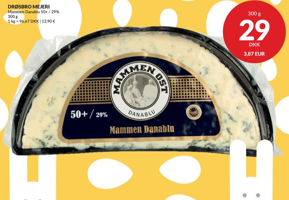 Mammen, Skimmelost Danablu 50+