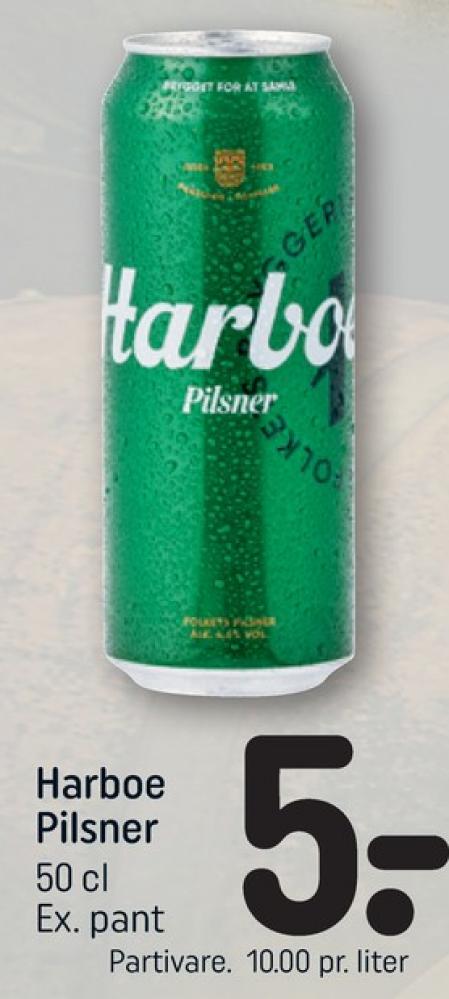 Harboe Pilsner, Øl