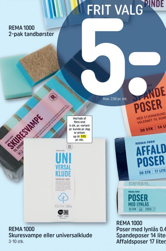 Rema 1000, Skuresvampe