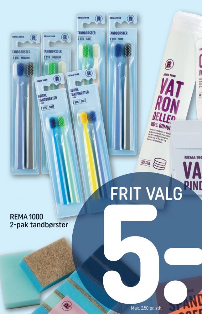 Rema 1000, Tandbørste