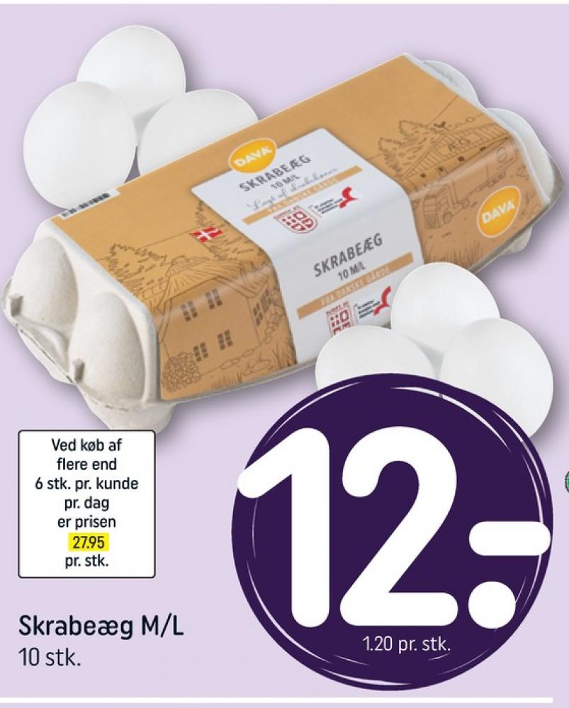 DAVA Foods, Skrabeæg M/L