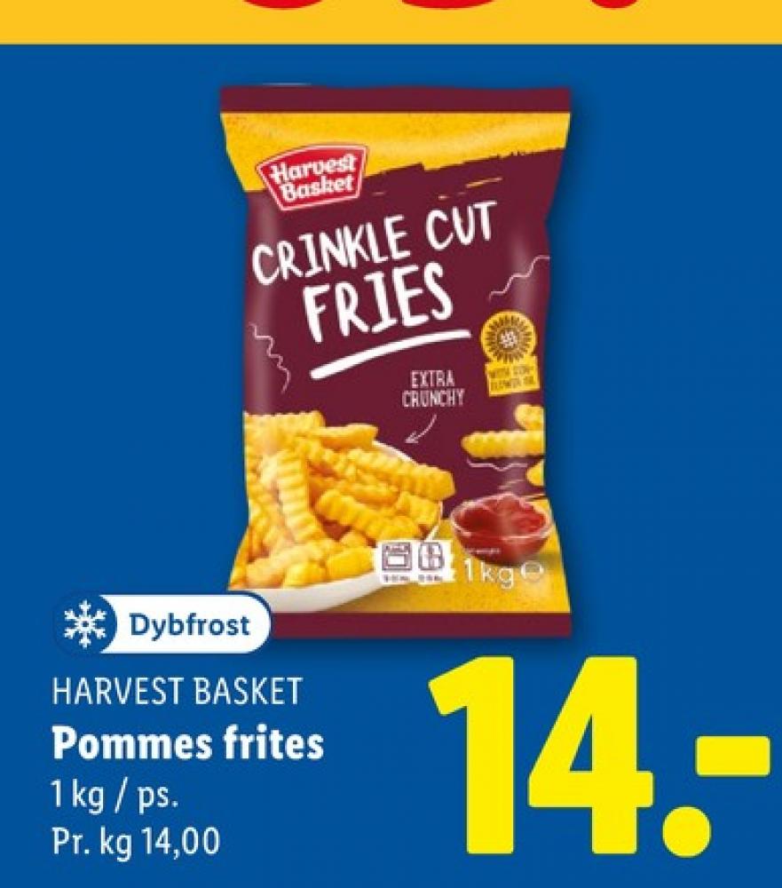 Harvest Basket, Crinkle Cut Fries