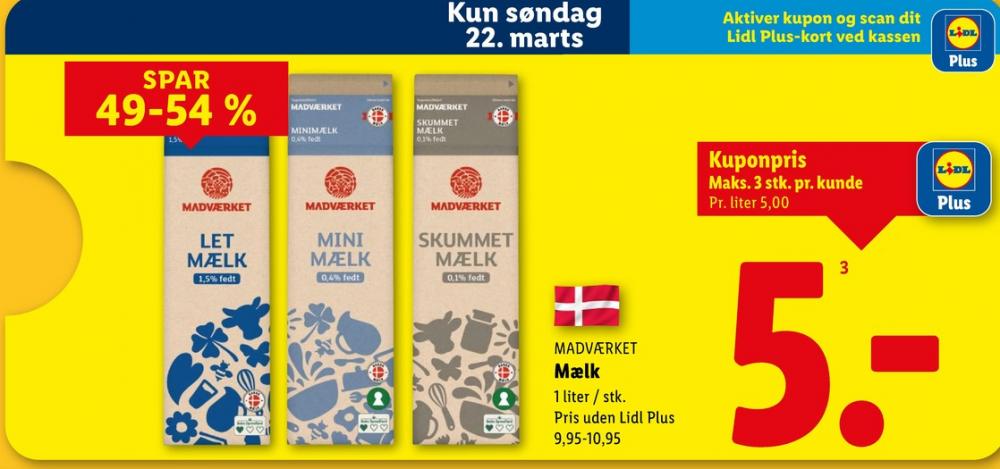 Madværket, Letmælk