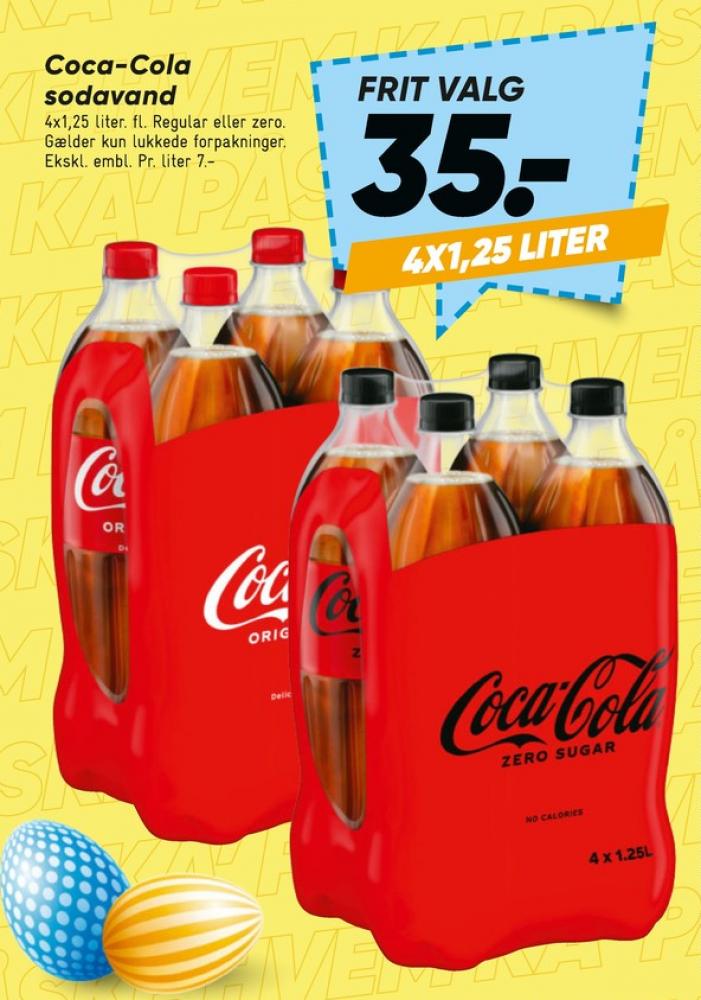 Coca Cola Zero, Cola 4 pk.