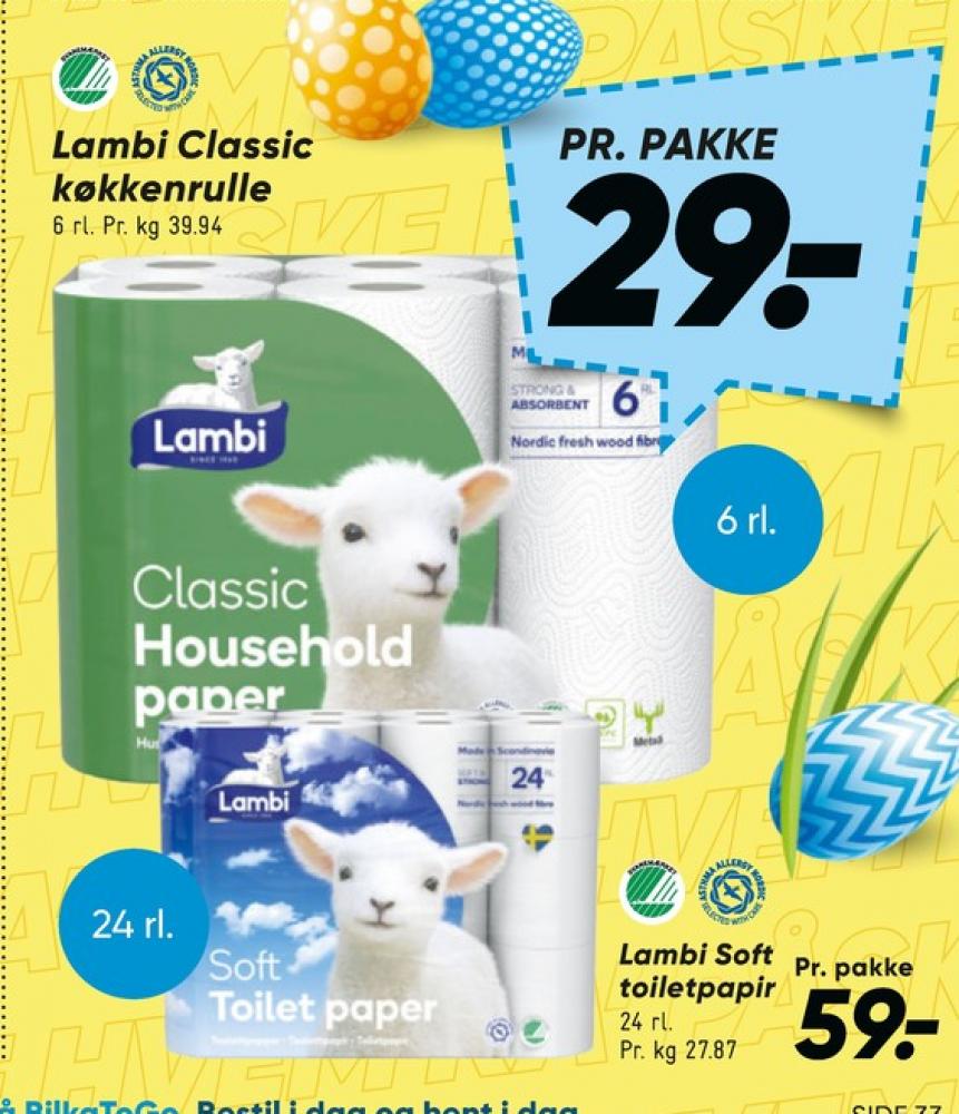 Lambi Soft, Toiletpapir