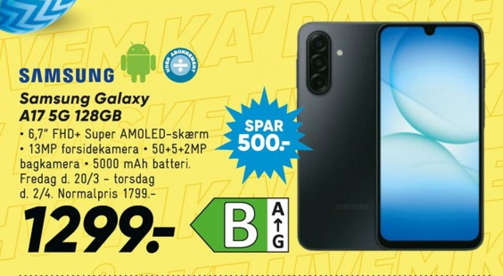 Samsung Galaxy A17, Mobiltelefon