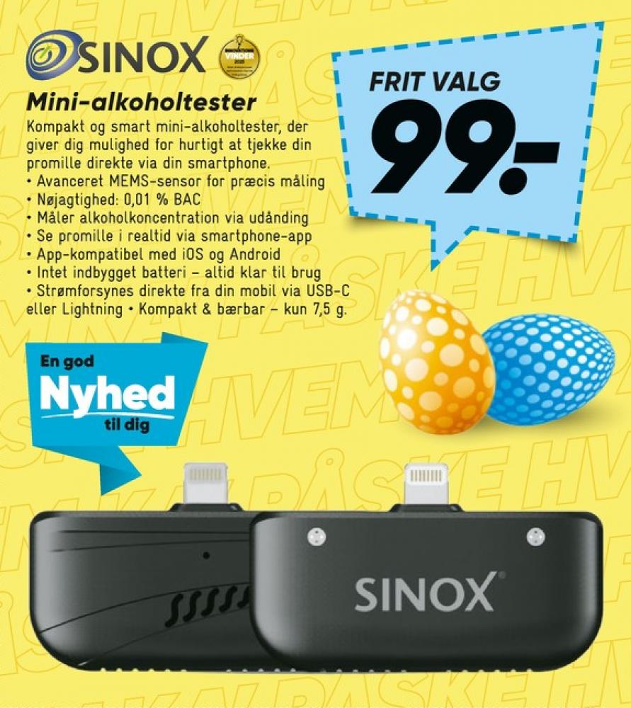 Sinox, Alkoholtester
