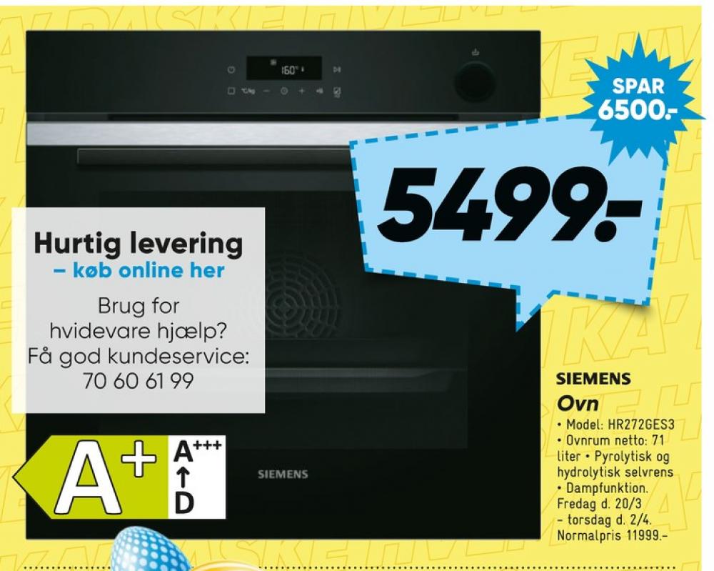 Siemens, Indbygningsovn