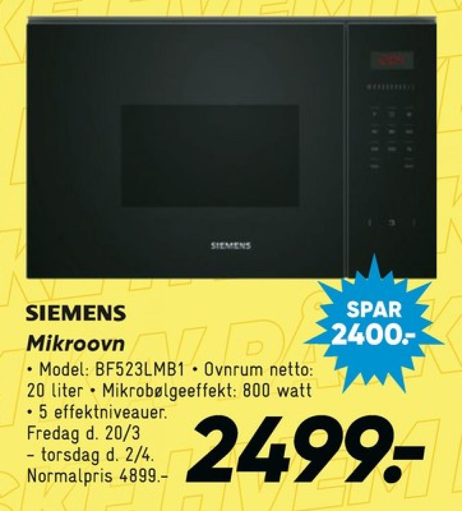 Siemens, Indbygningsovn