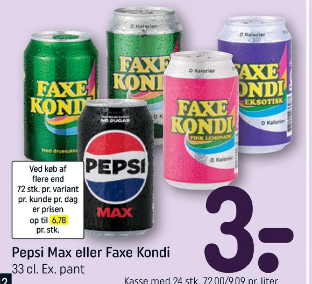 Pepsi Max, Cola