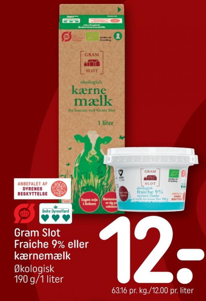 Gram Slot, Kærnemælk