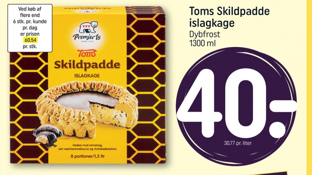 Premier Toms Skildpadde, Islagkage