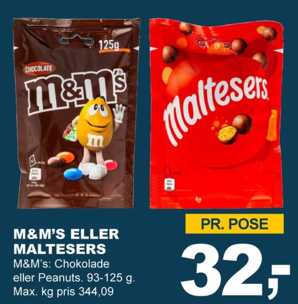 M&Ms, Chokoladepastiller Chocolate