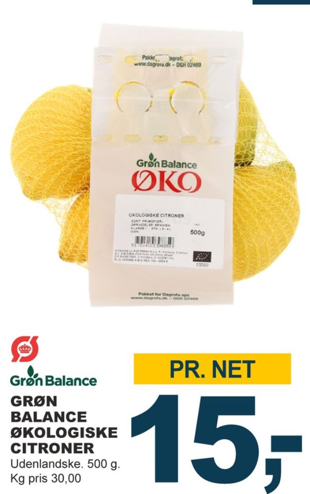 Grøn Balance, Citroner