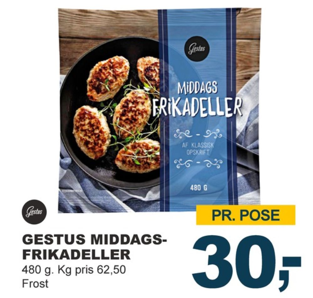 Gestus, Middags Frikadeller