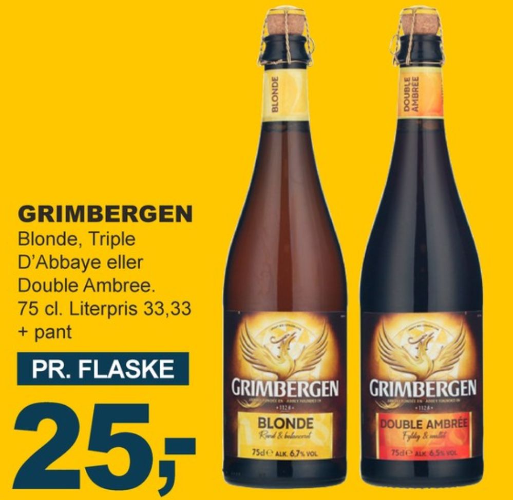 Grimbergen Triple D´abbaye, Specialøl