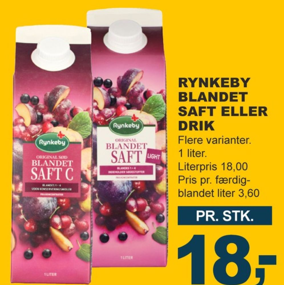Rynkeby, Blandet Saft C