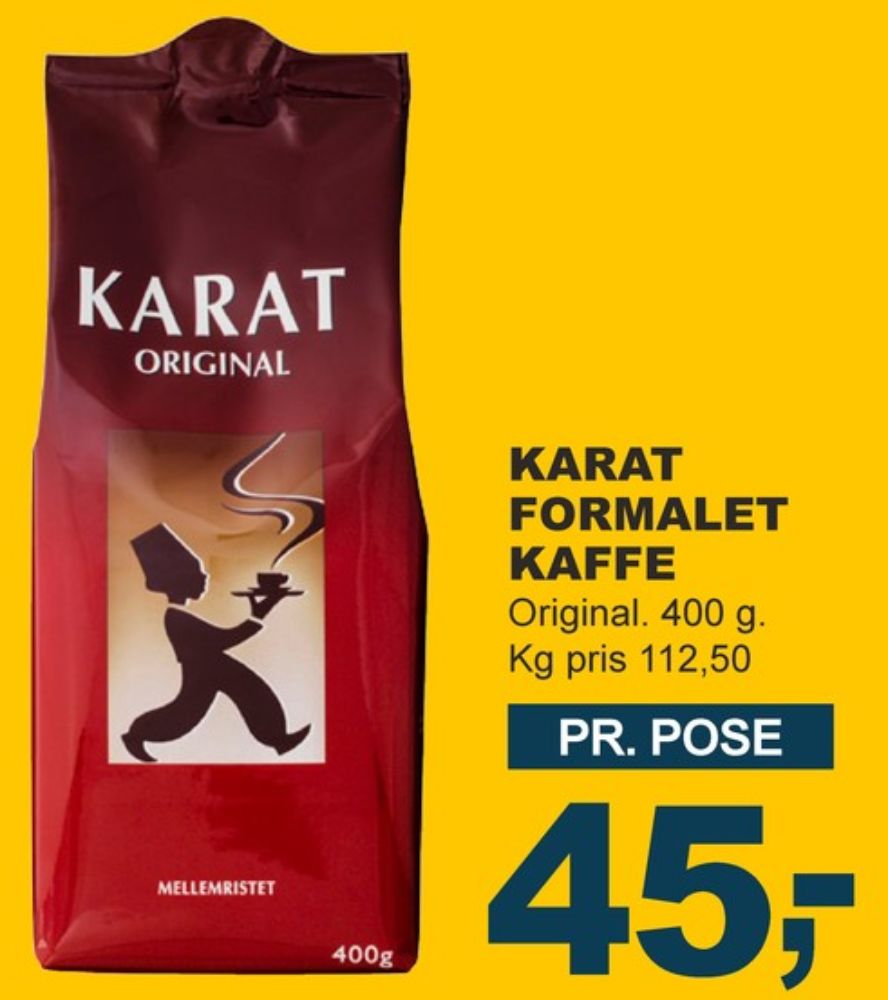 Karat Original, Kaffe Formalet
