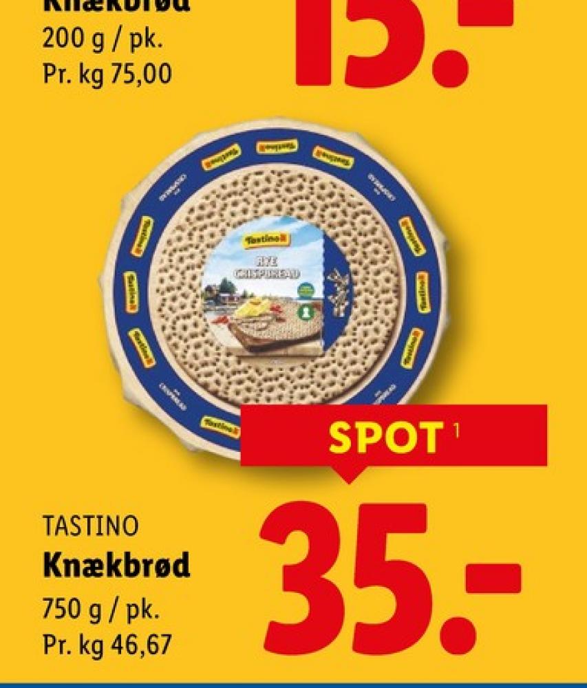 Tastino, Rye Crispbread