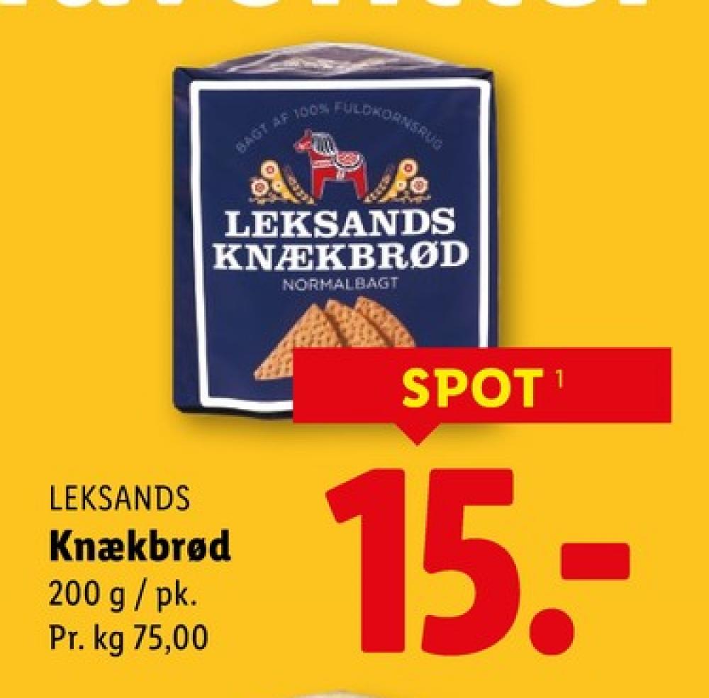 Leksands, Normalbagt knækbrød