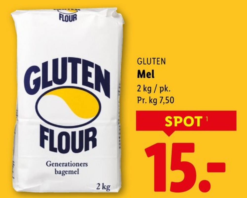 Gluten Flour, Hvedemel