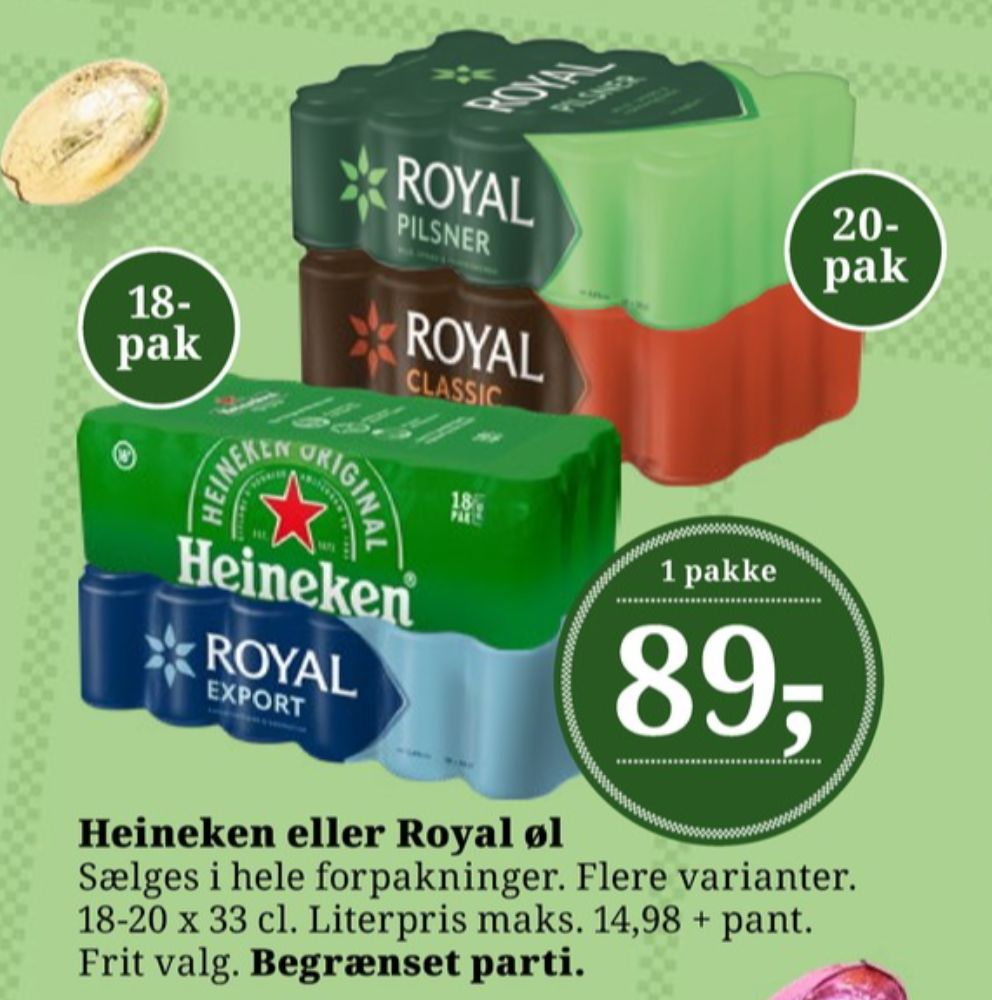 Royal Classic, Øl 20 pk.