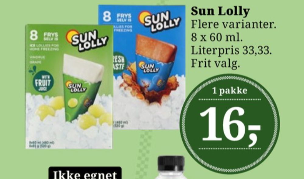 Sun Lolly, Is frys selv - Cola