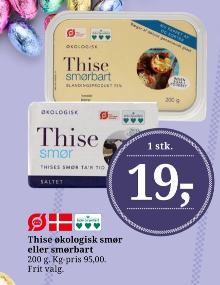 Thise, Smørbar