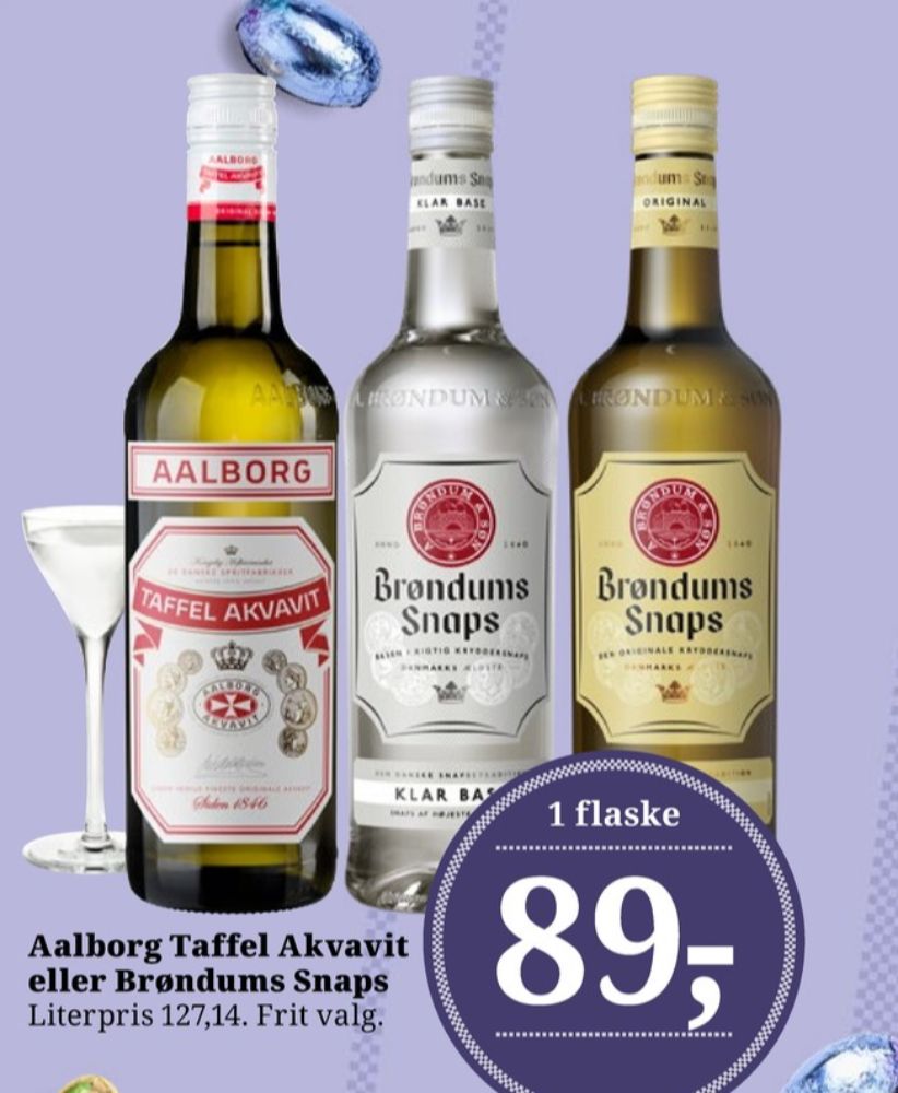 AAlborg Taffel Akvavit, Akvavit