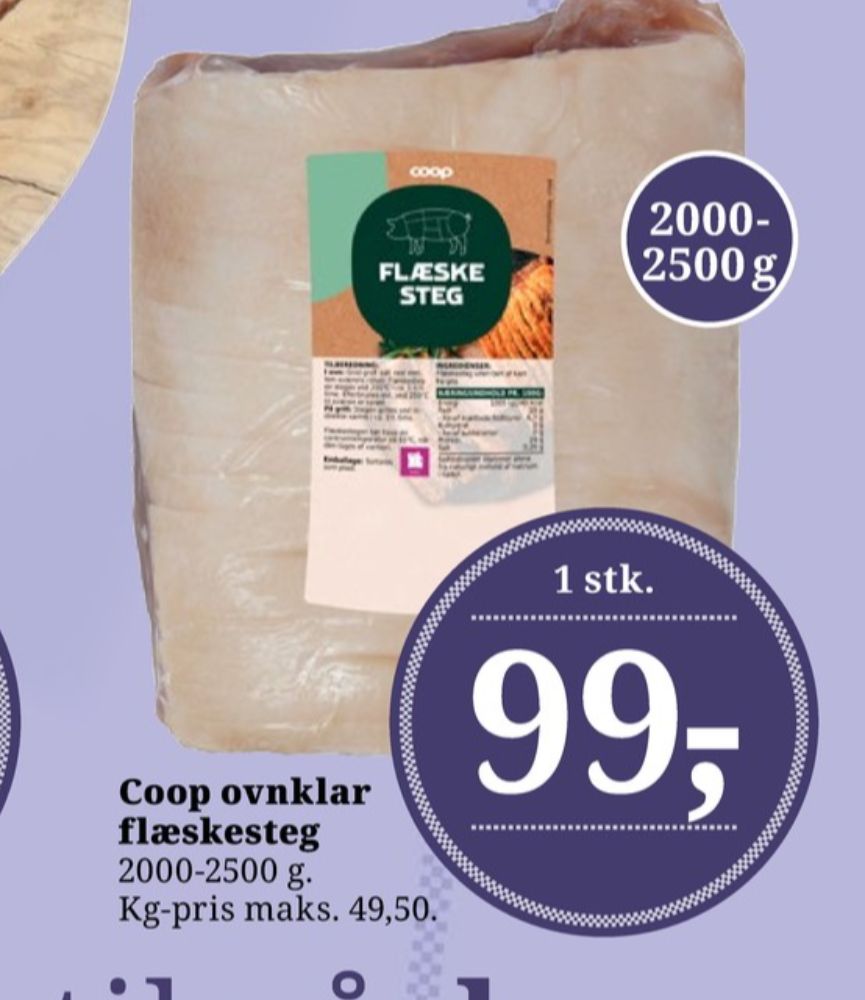 Coop, Flæskesteg