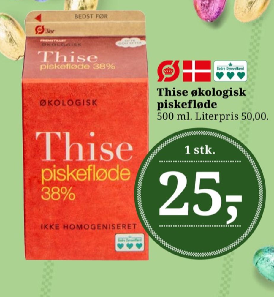 Thise, Piskefløde 38%