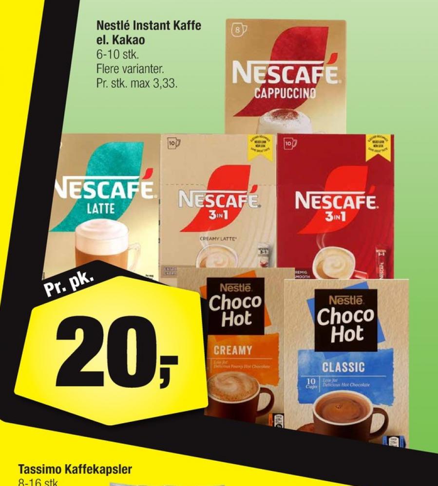 Nescafe 3in1, Instant Kaffe