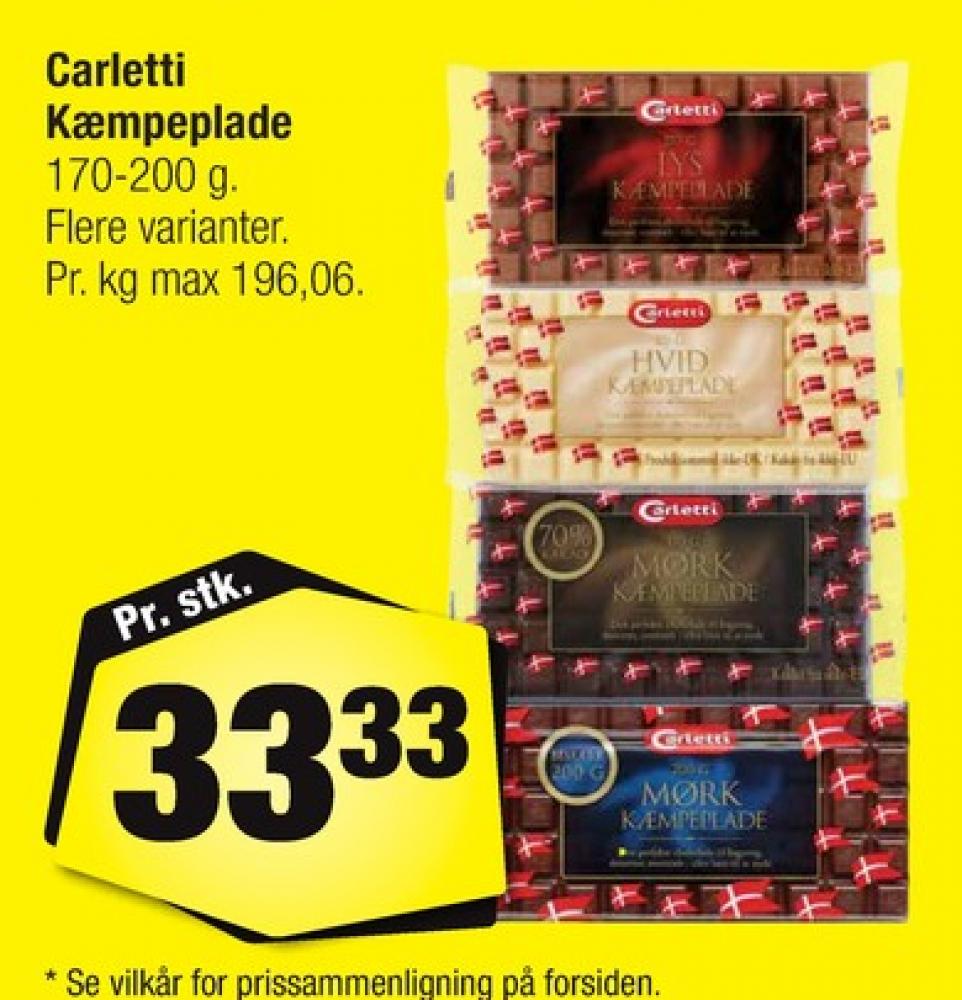 Carletti, Mørk Kæmpeplade