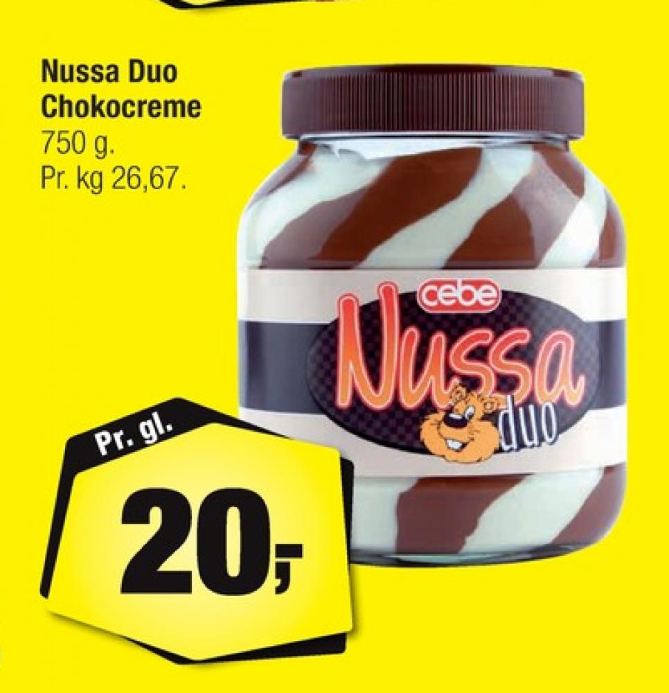 Cebe Nussa Duo, Smørepålæg