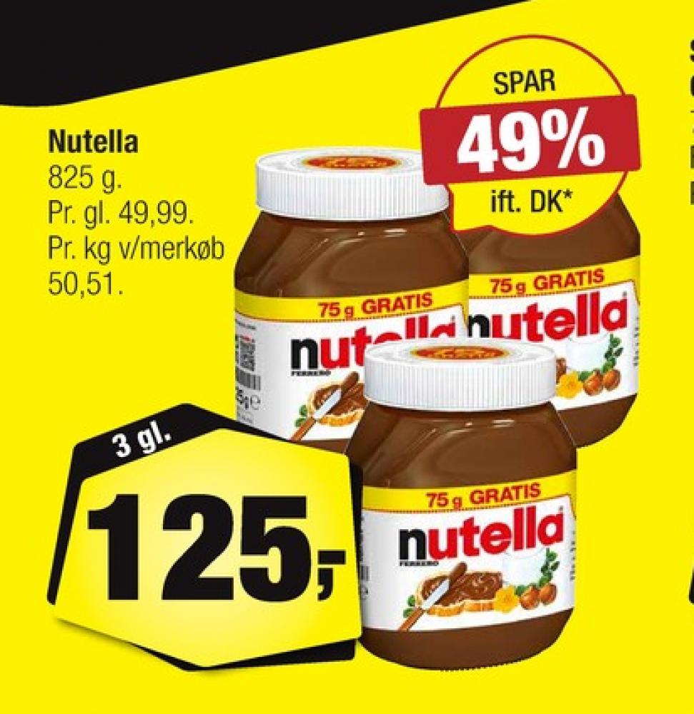 Nutella, Smørepålæg