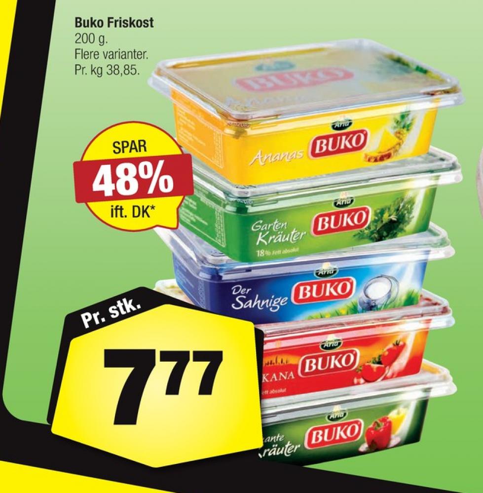 Buko, Smøreost Ananas