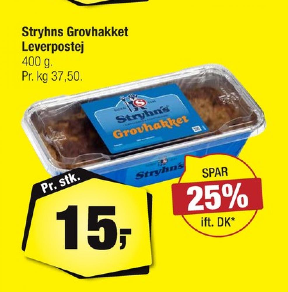 Stryhns Grovhakket, Leverpostej