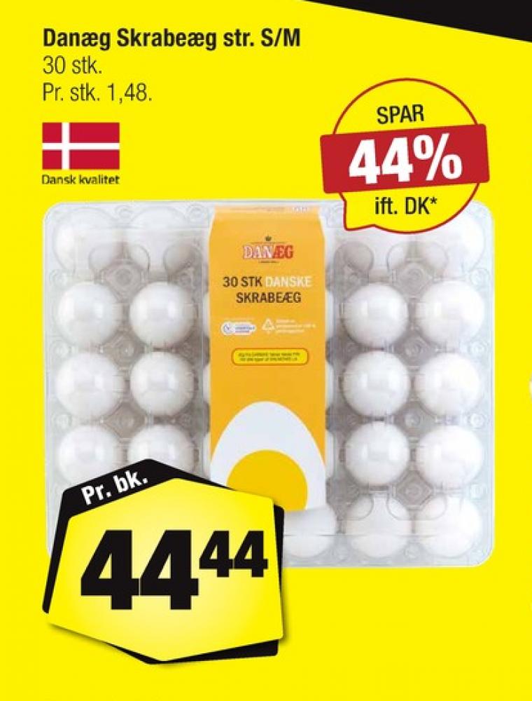 Danæg, Skrabeæg S/M